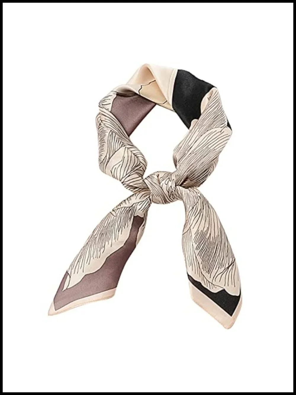 100% Pure Mulberry Silk Square Scarf for Women Neck Head Scarf Gift
